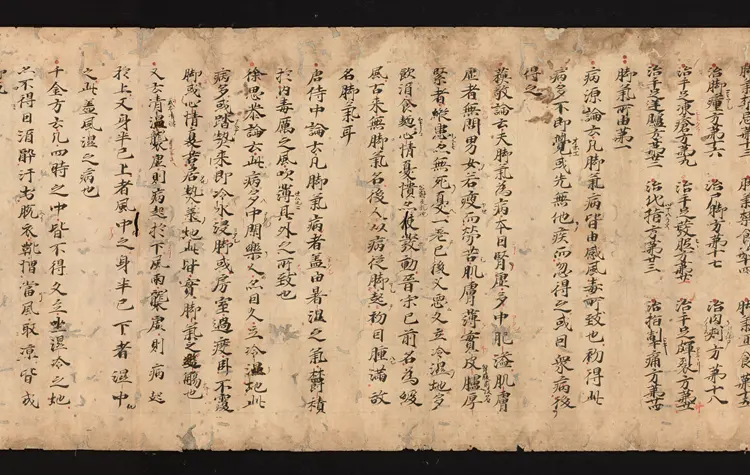 医心方.丹波康赖撰.08.卷八.总三十卷.十二世纪抄本.东京国立博物馆藏 医心方.丹波康赖撰.08.卷八.总三十卷.十二世纪抄本.东京国立博物馆藏