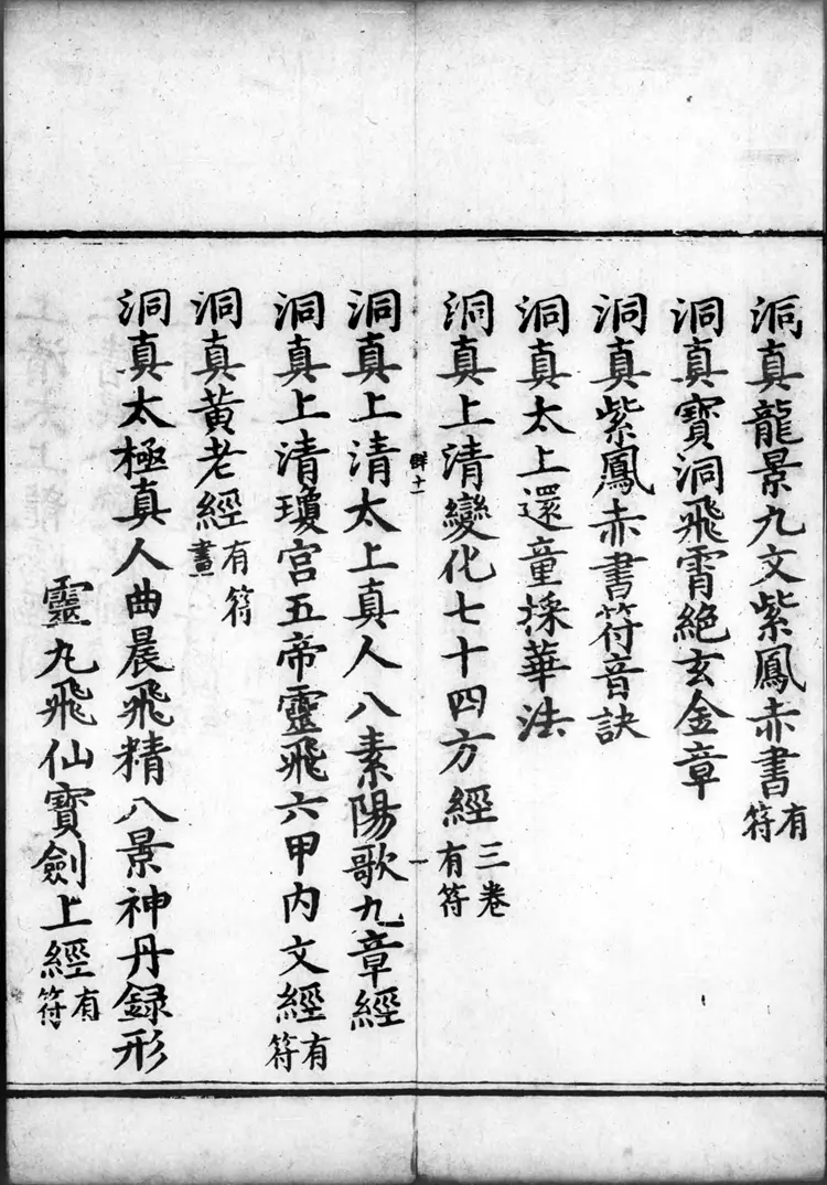 正统道藏.00.目录.明正统十年内府刊本.灰度胶片