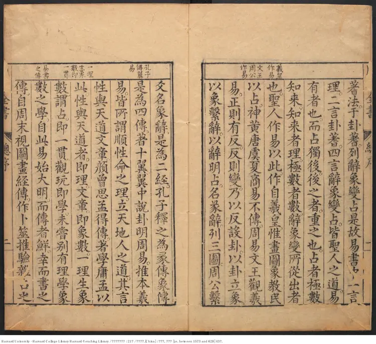 《易學啟蒙》五卷【明】楊時喬撰 出版商:王其玉 明萬曆刊本 《易學啟蒙》五卷【明】楊時喬撰 出版商:王其玉 明萬曆刊本