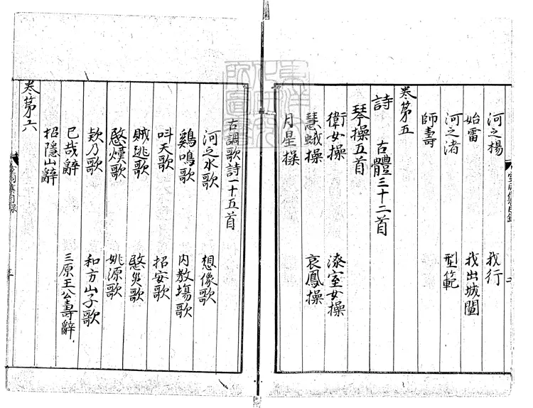 548 空同先生集六十三卷　嘉靖九年序刊本