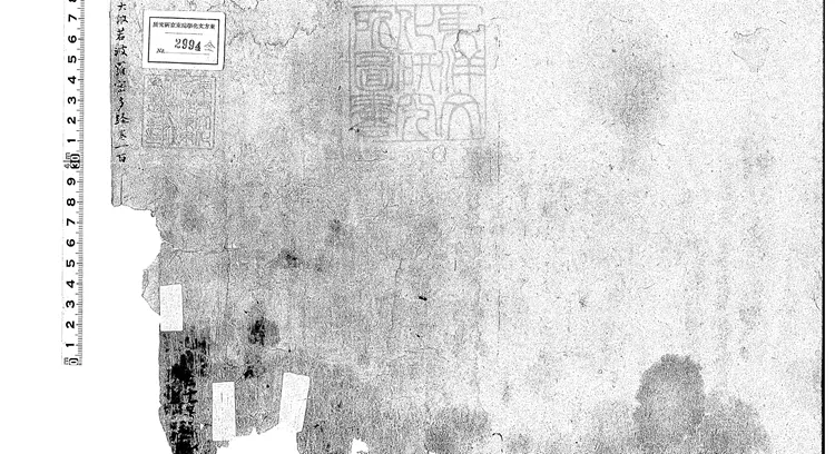 491 大般若波羅蜜多經殘一卷 唐鈔本 491 大般若波羅蜜多經殘一卷 唐鈔本