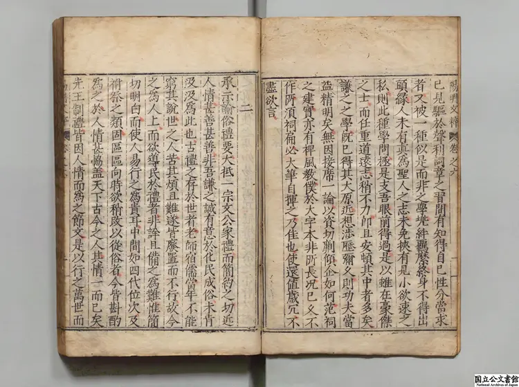 陽明先生文粋 選者王守仁（明）／編者宋儀望（明）明隆慶06年刊本0245