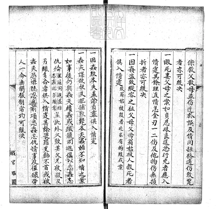 228 [秋審實緩比較彙案十六卷]條款一卷　鈔本