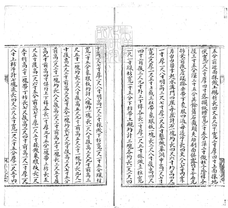 391 貞度門一座續勘做法冊一卷　鈔本