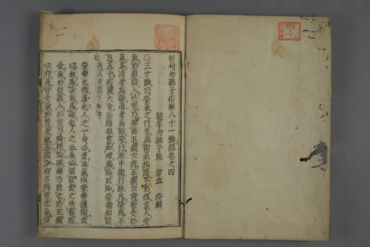 八十一难经图卷三 八十一难经图卷三