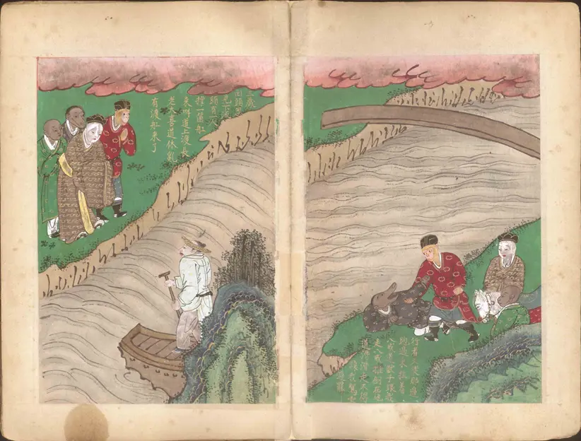 唐玄奘法师西天取经全图