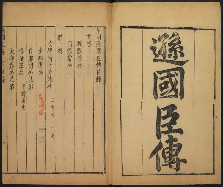 皇明逊国臣传.明·朱国祯辑.崇祯五年刊本