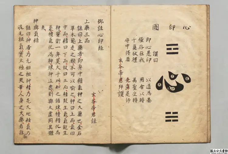 御註心印経 注釈者玄谷帝（明）江戸初写本