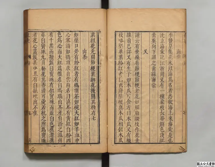 花史左編 著者王路(明)明刊本 花史左編 著者王路(明)明刊本