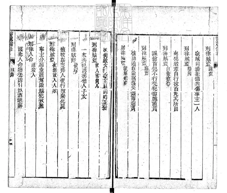 216 刑案匯覽拾遺備考一卷　道光中刊本