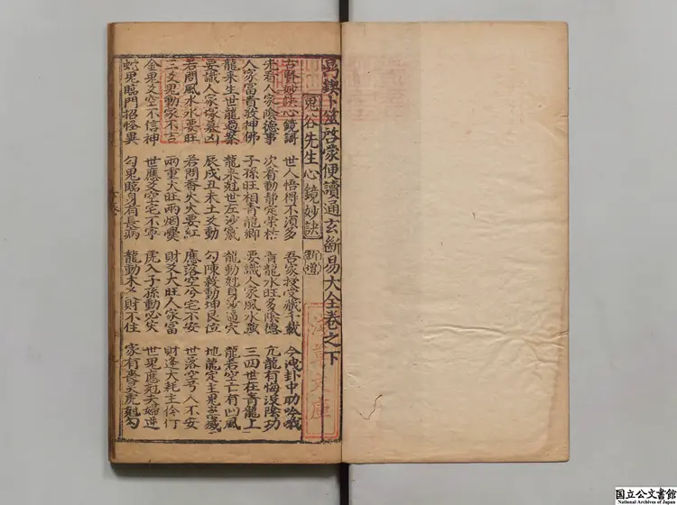 鼎鍥卜筮啓蒙便読通玄断易大全 明万暦44年