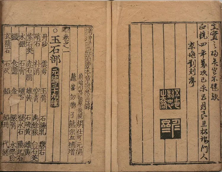 图经节要补增本草歌括.八卷.元.胡仕可.编.明.熊宗立.增补.明成化元年熊氏种德堂刊本 图经节要补增本草歌括.八卷.元.胡仕可.编.明.熊宗立.增补.明成化元年熊氏种德堂刊本