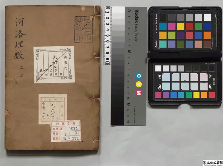 河洛理数  選者陳搏（宋）／邵雍(宋)述／校訂者史応選（明）明刊本／清印