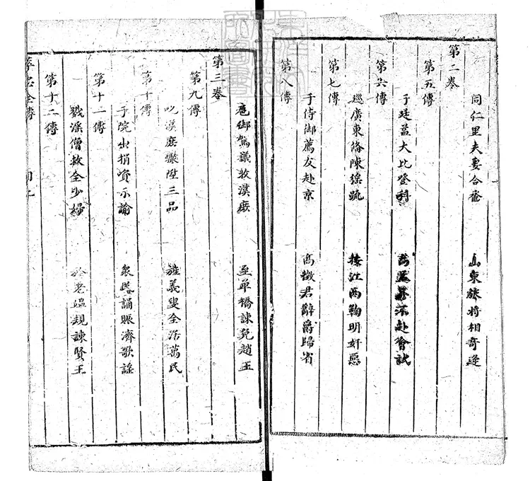 872 于少保萃忠全傳十卷　道光二年務本堂刊本