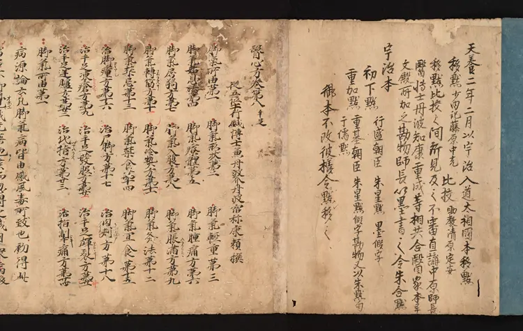 医心方.丹波康赖撰.08.卷八.总三十卷.十二世纪抄本.东京国立博物馆藏 医心方.丹波康赖撰.08.卷八.总三十卷.十二世纪抄本.东京国立博物馆藏