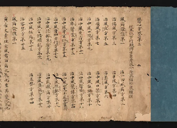 医心方.丹波康赖撰.03.卷三.总三十卷.十二世纪抄本.东京国立博物馆藏 医心方.丹波康赖撰.03.卷三.总三十卷.十二世纪抄本.东京国立博物馆藏