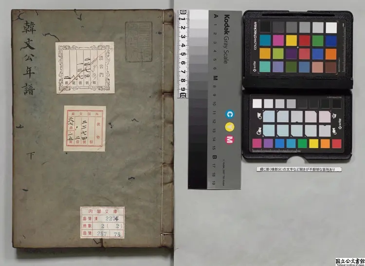 昌黎先生年譜 著者洪興祖(宋) 江戸写本 昌黎先生年譜 著者洪興祖(宋) 江戸写本