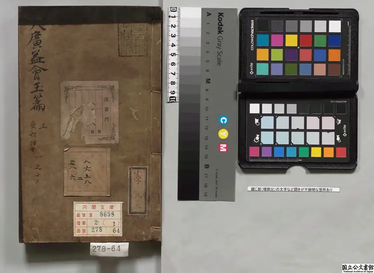 大広益会玉篇 選者顧野王(梁)/校訂者孫強(唐)明弘治14年刊本 大広益会玉篇 選者顧野王(梁)/校訂者孫強(唐)明弘治14年刊本