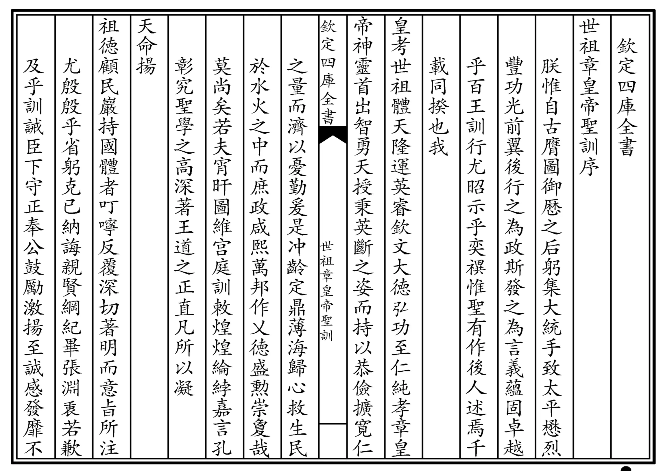 世祖章皇帝圣训(四库本) 世祖章皇帝圣训(四库本)