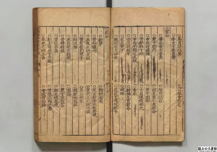 新鍥翰林李九我先生春秋左伝評林選要2