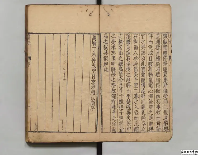 塵余  著者謝肇浙（明）明刊本