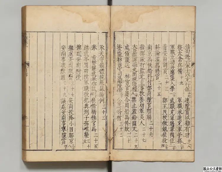 条例備考 明嘉靖刊本