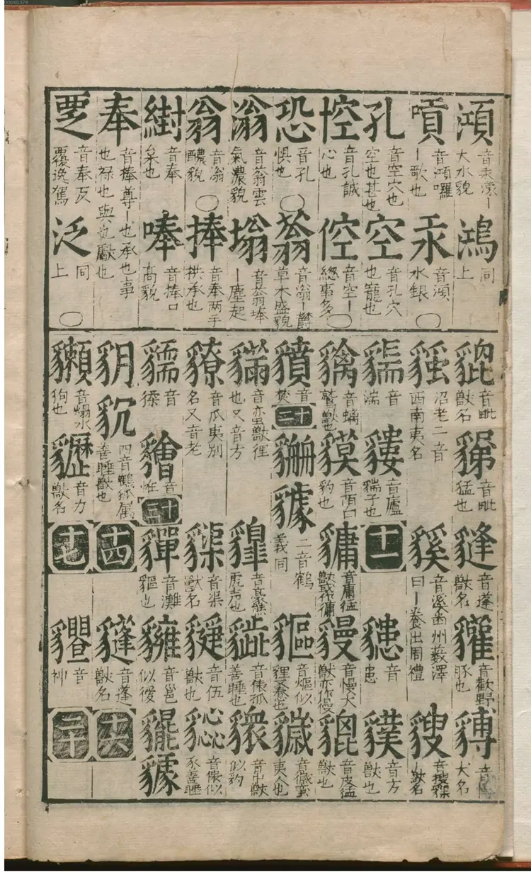 翰林重考字义韵律大板海篇心镜