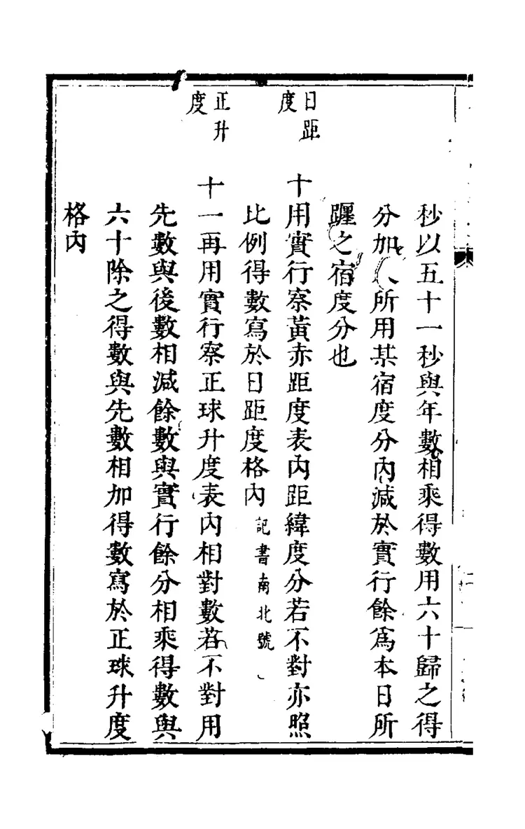 算七政交食凌犯法