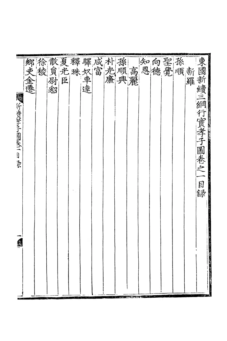 東國新續三綱行實 東國新續三綱行實
