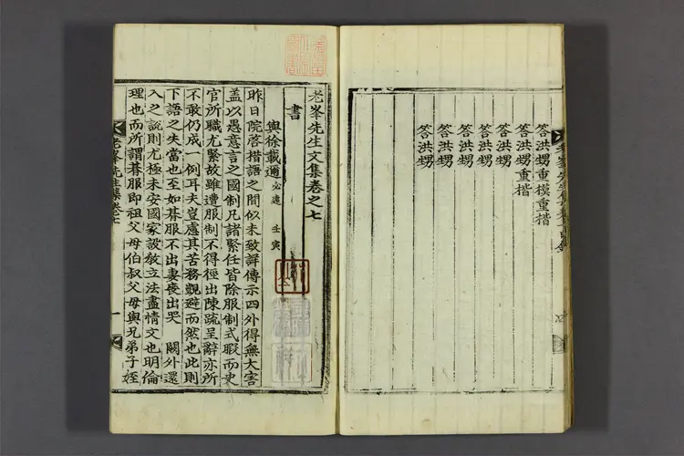 老峯先生文集 卷之1-12  閔鼎重撰