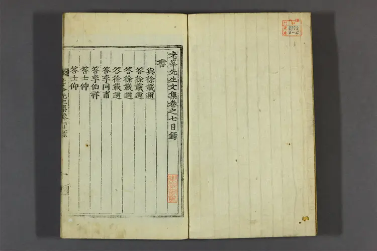 老峯先生文集 卷之1-12  閔鼎重撰