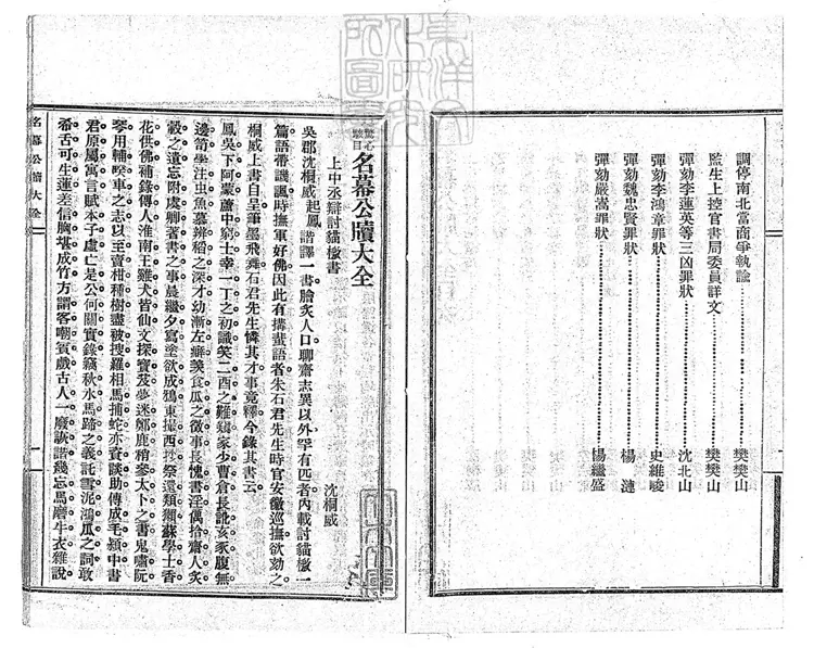 397 [刀筆大全]驚心駭目名幕公牘大全一卷