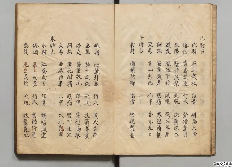 黄石公望空四字数 校訂者周履靖(明)江戸初写本 黄石公望空四字数 校訂者周履靖(明)江戸初写本