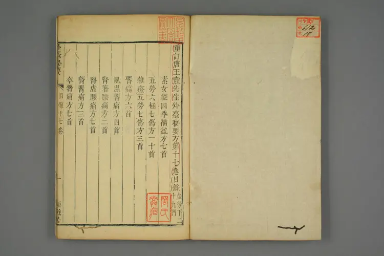 外台秘要卷十七