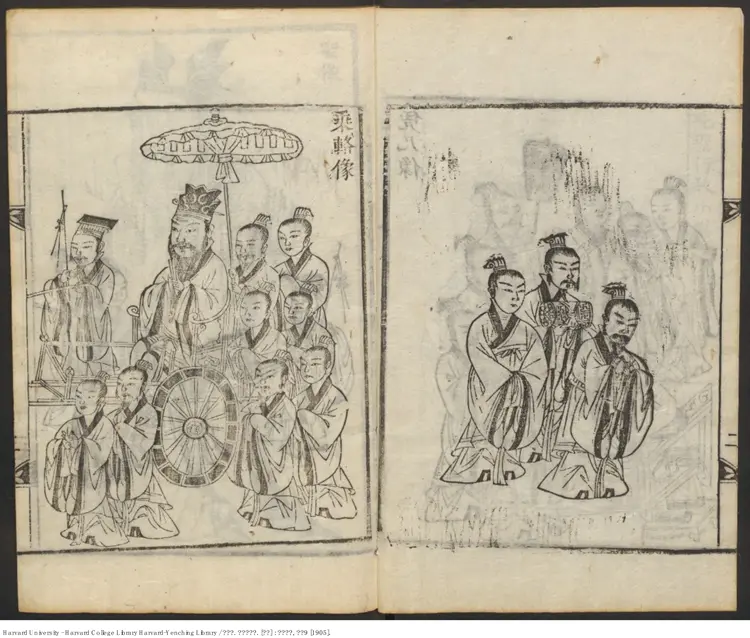 《先聖闕里圖》鄭殷采編 1859年 出版商 韓國 京鄉約所（西元1905年）