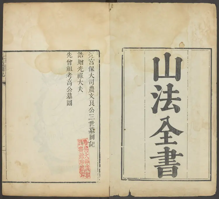 山法全书之撼龙经疑龙经山水忠肝集摘要