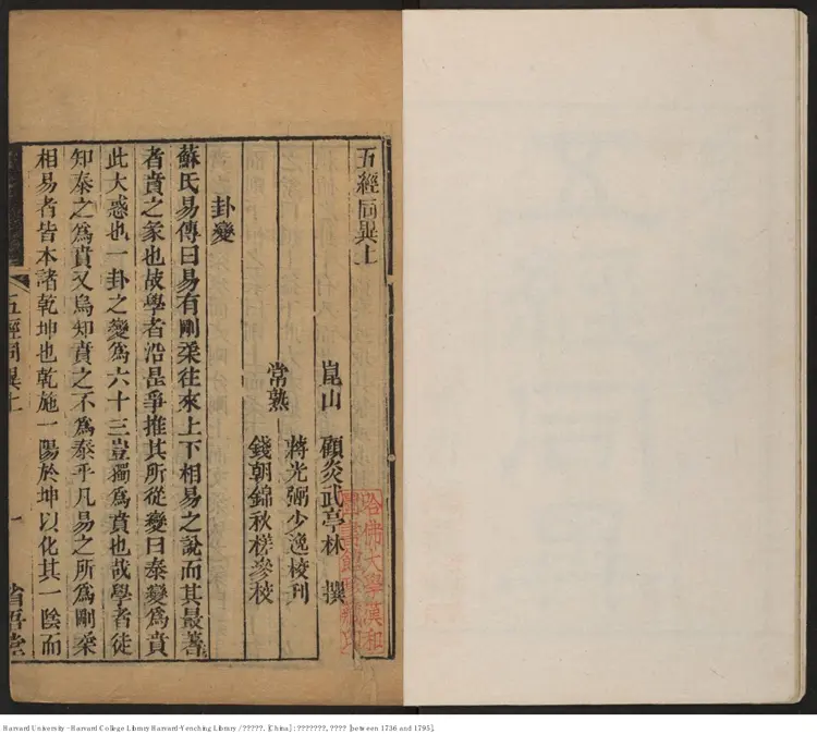 《省吾堂四種》【清】蔣光弼 錢朝錦參校 出版商：常熟蔣氏省吾堂