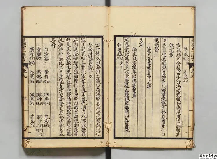 新刊続添是斎百一選方 選者王球（宋）／校訂者千田恭 寛政11年刊本