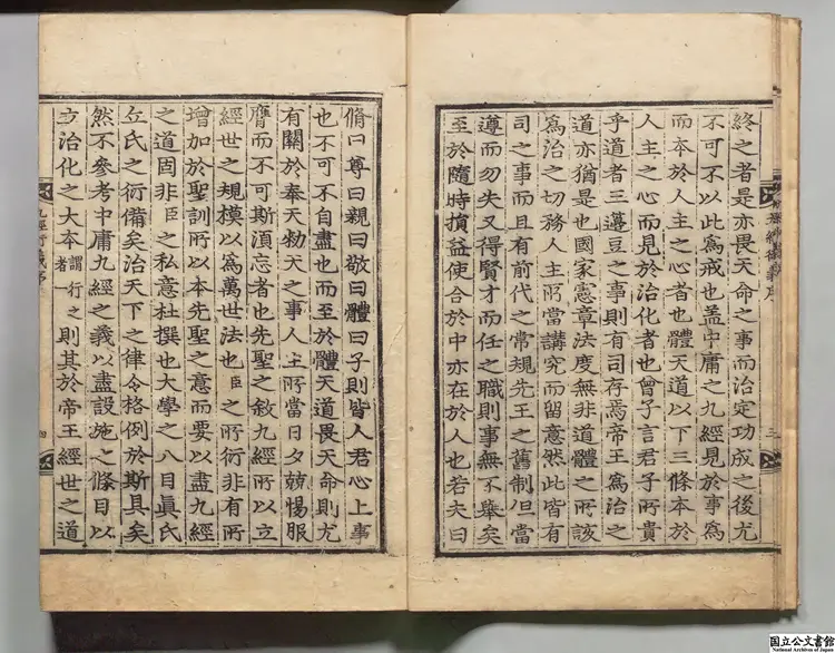 中庸九経衍義 著者李彦迪（朝鮮）朝鮮刊本