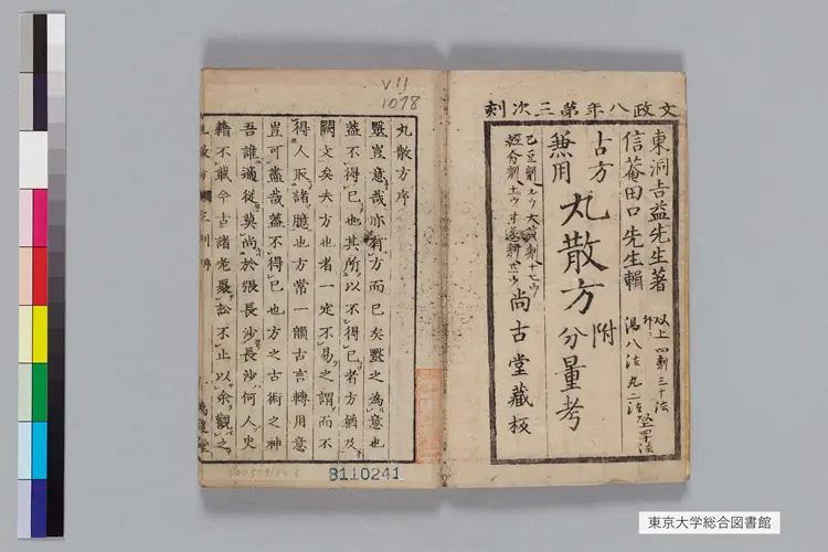 古方兼用丸散方 古方兼用丸散方