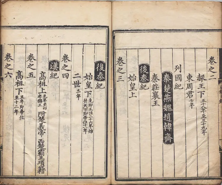 《少微通鉴节要》卷01至13外纪四卷宋江贽撰明正德九年内府司礼监经厂刊本