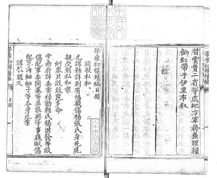 250 [學案初模不分卷]續編不分卷　光緒七年重刊本