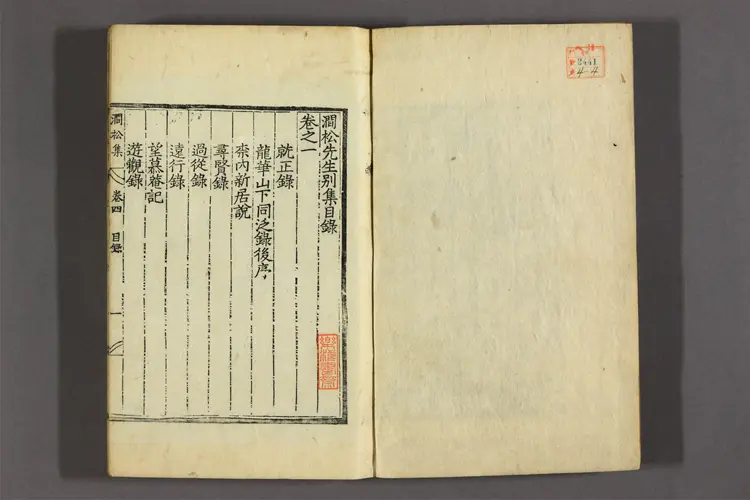 澗松先生文集 卷之1-5  趙任道撰