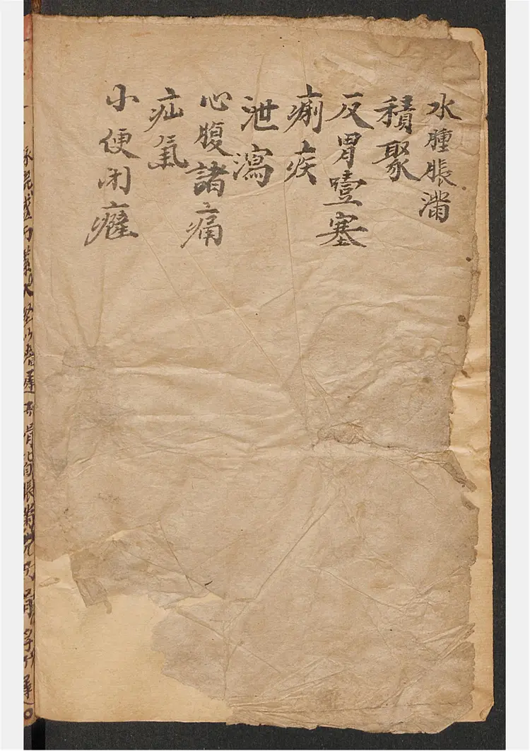 民间药方钞本 民间药方钞本