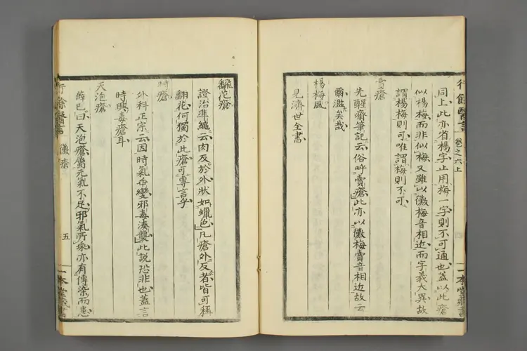 天一本堂行余医言卷六