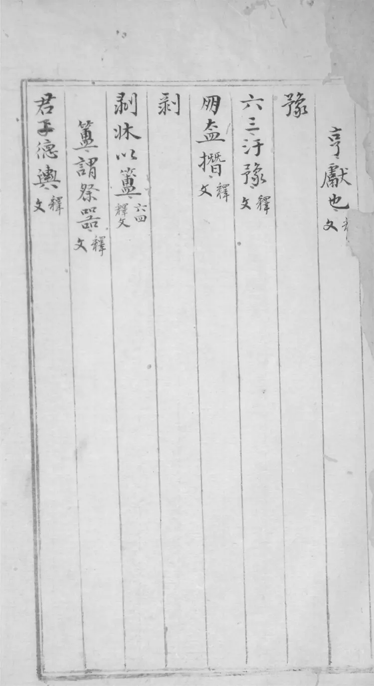 易義別錄.不分卷 易義別錄.不分卷