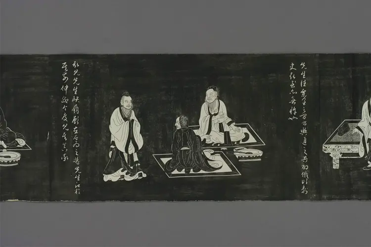 (元)赵子昂书画陶渊明像传 (元)赵子昂书画陶渊明像传