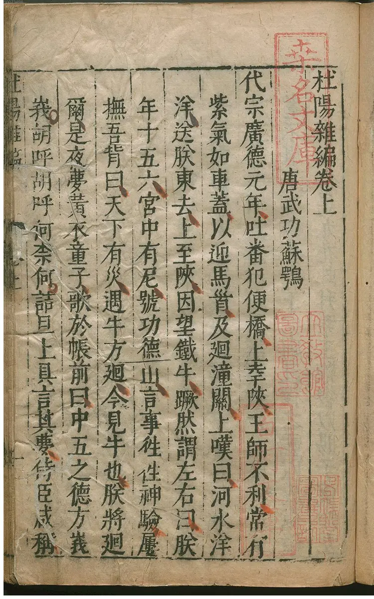 杜阳杂编 杜阳杂编