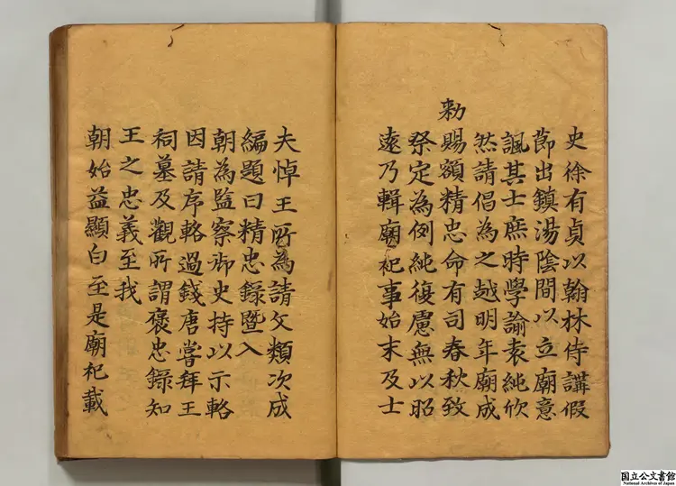 精忠録  著者袁純（明）寛政07年写本