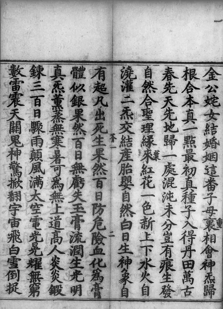 正统道藏.08.洞真部众术类.记传类.赞讼类.表奏类.明正统十年内府刊本.灰度胶片